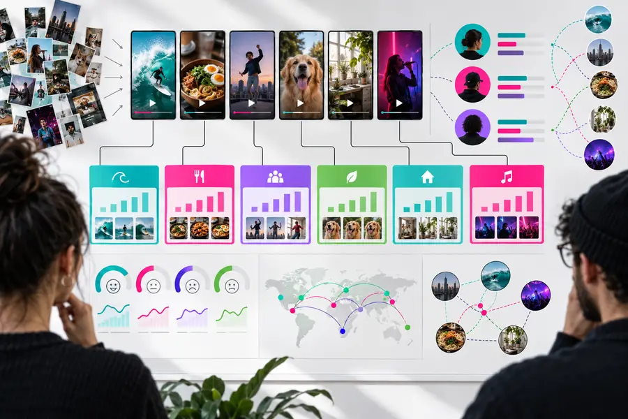 Organized TikTok insight output after an Exolyt workflow