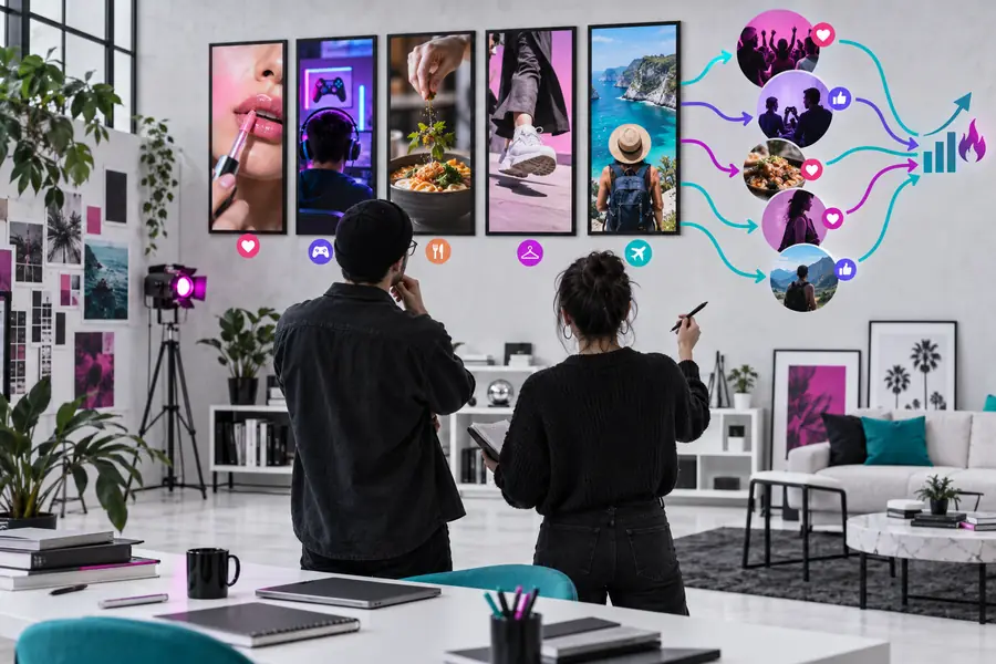 Structured TikTok analytics example